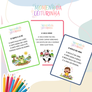 Momento da Leiturinha - Textos ilustrados para alfabetização