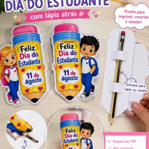 Lembrancinha dia do estudante